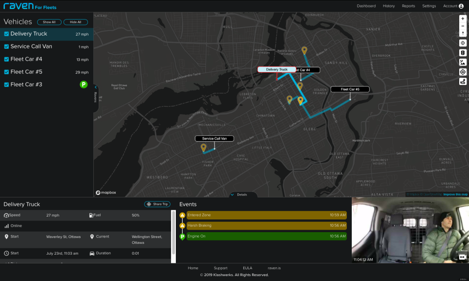 screenshot of Raven Connected